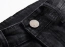 Sorte denimshorts til mænd 6