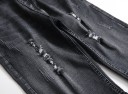 Sorte denimshorts til mænd 12