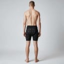 Sorte motocross shorts med polstrede beskyttere til hofter og lår med netindlæg og bred elastisk talje til motorcykel unisex 6