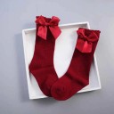 Șosete lungi de fată cu o panglică 13