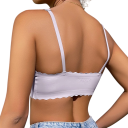 Sottile reggiseno senza cuciture con spalline sottili e bordo ondulato in polyamide leggero per un uso quotidiano e comfort 12