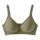 Sottile reggiseno senza cuciture per donne in gravidanza e in allattamento senza ferretti con ganci sulle spalline e scollatura a V 14