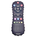 Sottiletta in silicone per bambini 15 x 5 cm Sottiletta per bambini a forma di telecomando Giocattolo sicuro per i denti Sviluppo motorio 3