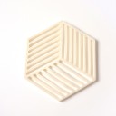 Sottobicchiere in silicone a forma di esagono 1