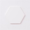 Sottobicchiere in silicone a forma di esagono C233 6