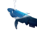 Sottomarino RC balena 20×9×3,5 cm 2,4G Giocattolo subacqueo elettrico Radiocomandato Modello acquatico con funzione di immersione e spruzzo 7