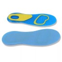 Sottopiedi in gel Blu Assorbimento degli urti Comfort durante la camminata Sollievo per i piedi Forma ergonomica Per l'uso quotidiano 3
