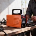 Soudeuse inverter MMA 250 A Puissance 4000 W Alimentation 220 V Dimensions 20 x 13,5 x 9,6 cm Pour tôle 2 à 5 mm Orange Pour l'atelier à domicile 5