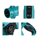 Souffleur de feuilles de jardin 350 km/h 3 vitesses alimentation lithium vert-noir souffleur à batterie compatible avec les batteries Makita 18V 3