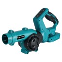 Souffleur de feuilles de jardin 350 km/h 3 vitesses alimentation lithium vert-noir souffleur à batterie compatible avec les batteries Makita 18V 5