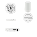 Sound Device for Soothing Babies with White Noise and Night Light, 28 Sounds, 1800 mAh Battery, White Colour, for Peaceful Sleep 3