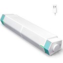 Soundbar pentru computer 2 bucăți Bluetooth alimentare USB iluminare RGB combinabil și separabil orizontal și vertical 6,9 x 8,9 x 20,1 cm pentru PC 4