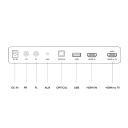 Soundbar ULTIMEA 7.1 Dolby Atmos 500 W s bezdrátovým subwooferem a 4 prostorovými reproduktory ovládání aplikací černý systém domácího kina 2