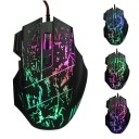 Souris de jeu optique LED 5500 DPI 1