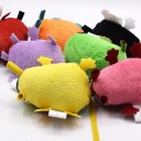 Souris en peluche avec cloche pour chats 5