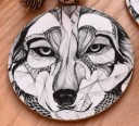 Sous-verre avec motif de dessin animalier 18