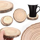 Sous-verre en bois avec cernes 1