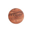 Sous-verre en bois avec inscription 5