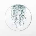 Sous-verre en bois avec motif de plantes 15