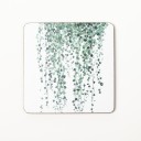 Sous-verre en bois avec motif de plantes 9