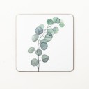 Sous-verre en bois avec motif de plantes 10