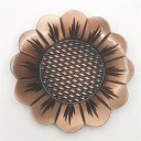 Sous-verre en cuivre en forme de tournesol 4