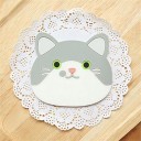 Sous-verre en forme de chat 8