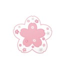 Sous-verre en forme de fleur de cerisier 2 pcs 6