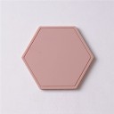 Sous-verre en silicone en forme d'hexagone C233 8