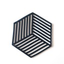 Sous-verre en silicone en forme d'hexagone 5