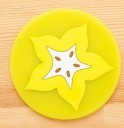 Sous-verre en silicone en forme de fruit J3427 12