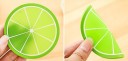 Sous-verre en silicone en forme de fruit J3427 8