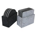 Sous-verres en feutre avec support 8 pcs 4
