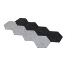 Sous-verres en feutre avec support 8 pcs 6