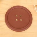 Sous-verres en silicone en forme de bouton 5 pcs 10