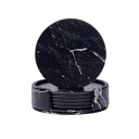 Sous-verres en simili cuir 6 pcs 6