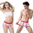 Sous-vêtements pour couples avec imprimé de lèvres 3