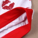 Sous-vêtements pour couples avec imprimé de lèvres 5
