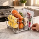 Sous vide container 11 l with lid and stainless steel rack Removable dividers Stainless steel 304 and polycarbonate Transparent Accessories 2