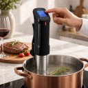 Sous vide imersor INKBIRD ISV-300W WiFi e aplicação com receitas 1000 W Precisão 0,1 °C 0–90 °C À prova de água IPX7 ficha EU Preto 7