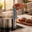 Sous vide merítőfőző INKBIRD ISV-101W WiFi és receptalkalmazás 1000 W Pontosság 0,1 °C 0–90 °C Forgó gomb EU csatlakozó Fehér 4