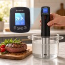 Sous vide onderdompelaar INKBIRD ISV-300W WiFi en app met recepten 1000 W Nauwkeurigheid 0,1 °C 0–90 °C Waterdicht IPX7 EU stekker Zwart 5