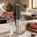 Sous vide plongeur INKBIRD ISV-200W WiFi et application avec recettes 1000 W Précision 0,1 °C 0–90 °C Prise EU Noir Pour la cuisson de la viande 6