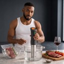 Sous vide upotettava keitin INKBIRD ISV-200W WiFi ja reseptisovellus 1000 W Tarkkuus 0,1 °C 0–90 °C EU-pistoke Musta Lihankeittoon 3