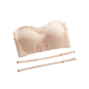 Soutien-gorge autoportant avec fermeture à l'avant Soutien-gorge sans couture Soutien-gorge avec un fort maintien et des bretelles amovibles 6