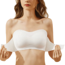 Soutien-gorge autoportant avec fermeture à l'avant Soutien-gorge sans couture Soutien-gorge avec un fort maintien et des bretelles amovibles 1