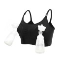 Soutien-Gorge de Grossesse Sans Couture avec Ouvertures pour Tire-Lait Soutien-Gorge d'Allaitement Confortable Élastique Réglable Sans Armatures Matériau Respirant 2