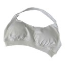 Soutien-gorge de sport féminin à encolure dégagée et large bord côtelé en coupe courte pour le yoga et le fitness 20