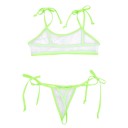 Soutien-gorge et tanga transparent pour femmes P1098 10