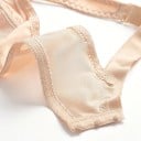 Soutien-gorge femme légèrement rembourré pour poitrines généreuses Bonnets à motif floral Bretelles réglables Fermeture à crochets Coton 8